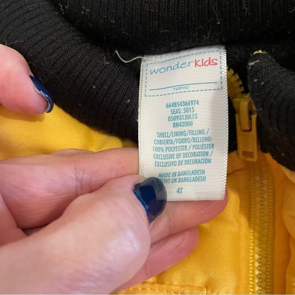 Wonder Kids Little Rebels Boys Vests **Qty 3** Gray Yellow Orange Size 4T - Picture 11 of 13